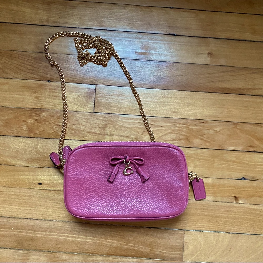 NWT Mauve / Pink Coach Crossbody Purse
